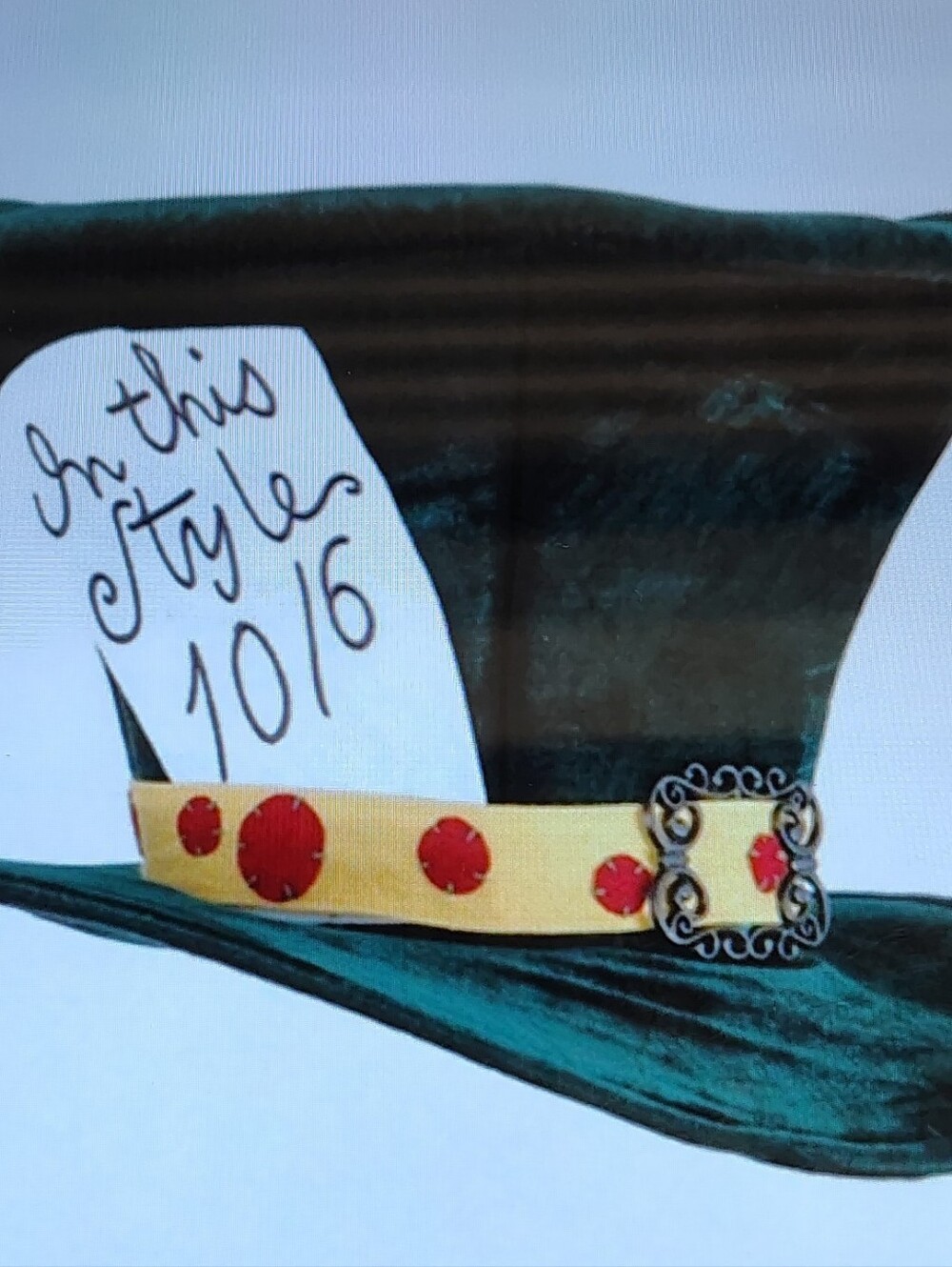 Party Costume Mad Hatter Huge Green Hat- Halloween, St. Pat's,Mardi Gras